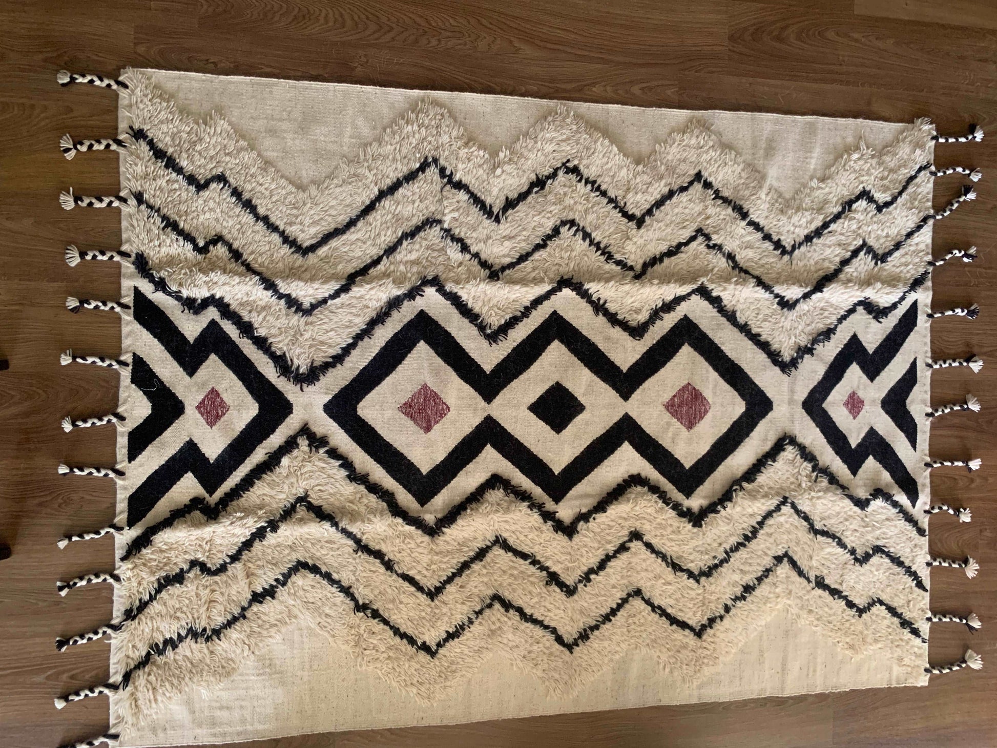 Handmade Kilim Rug - Ivory- Heliopolis